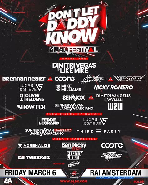 don't let daddy know 2023 line up|Don’t Let Daddy Know Announces Full Line.